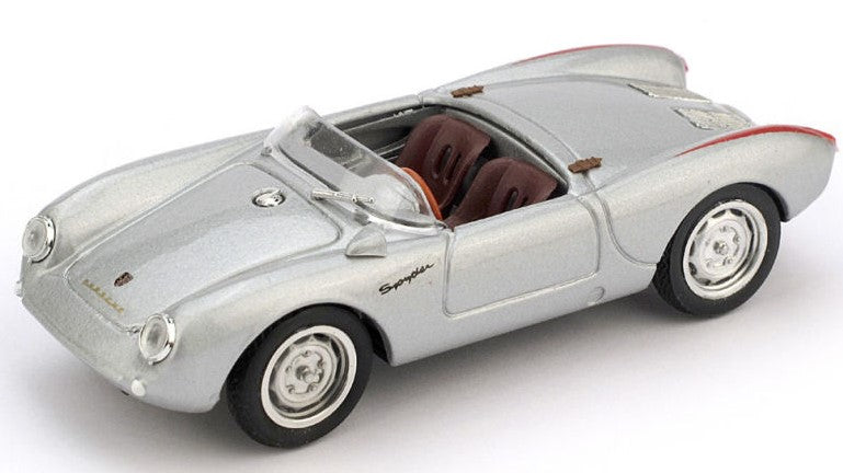 Porsche 550A Rs Spyder Biposto Stradale 1954 Argento – Brumm 1:43