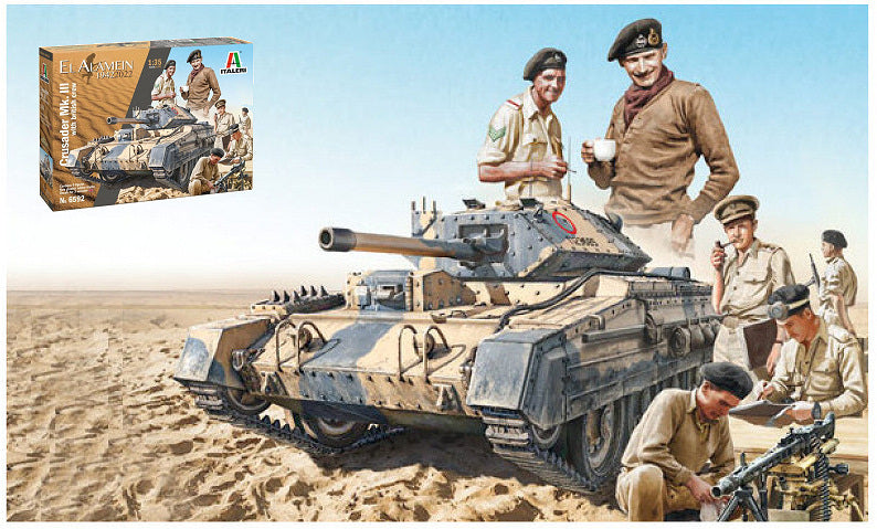 Crusader Mk.iii British Tank Crew El Alamein October 1942 Kit – Italeri 1:35