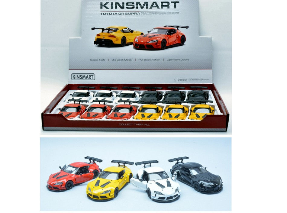 Toyota Supra 2019 Col.ass Cm 12 – Kinsmart 1:32