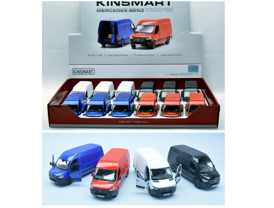 Mercedes Sprinter 2020 Col.ass.cm 11 – Kinsmart 1:32