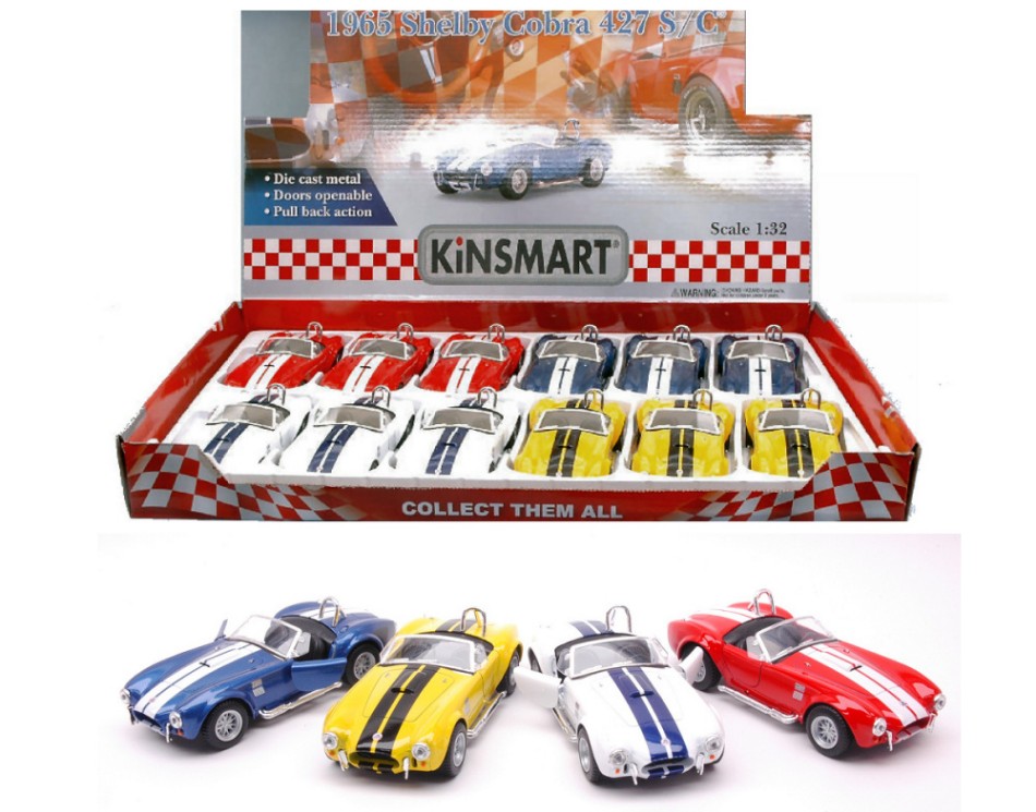 Shelby Cobra 427 S/c 1965 Cm 12 – Kinsmart 1:32