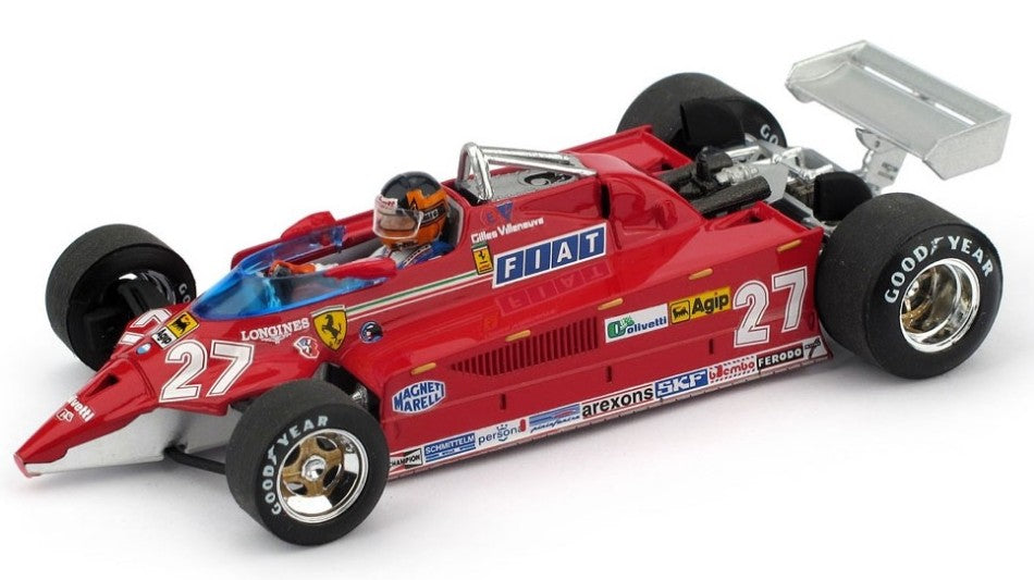 Ferrari 126Ck Turbo Aeroporto Istrana 1981 1^ G.Villeneuve Vs/F104 1:43 – Brumm