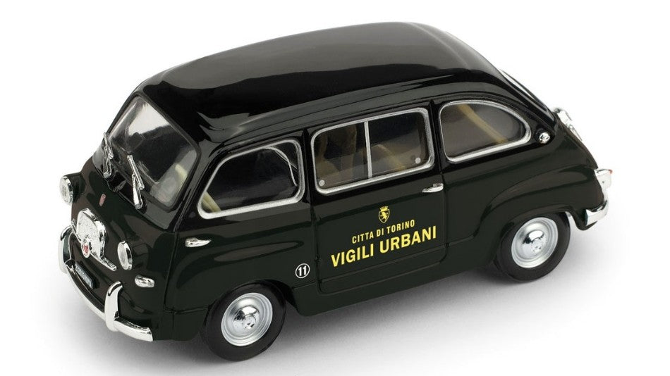 Fiat 600 Multipla 1956 Vigili Urbani Torino – Brumm 1:43