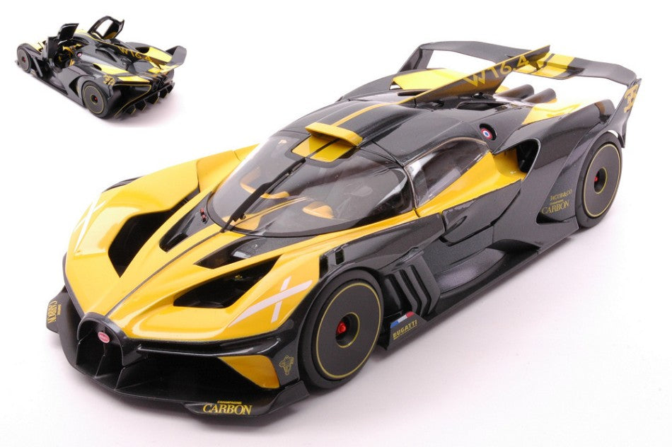 Bugatti Bolide Yellow – Burago 1:18