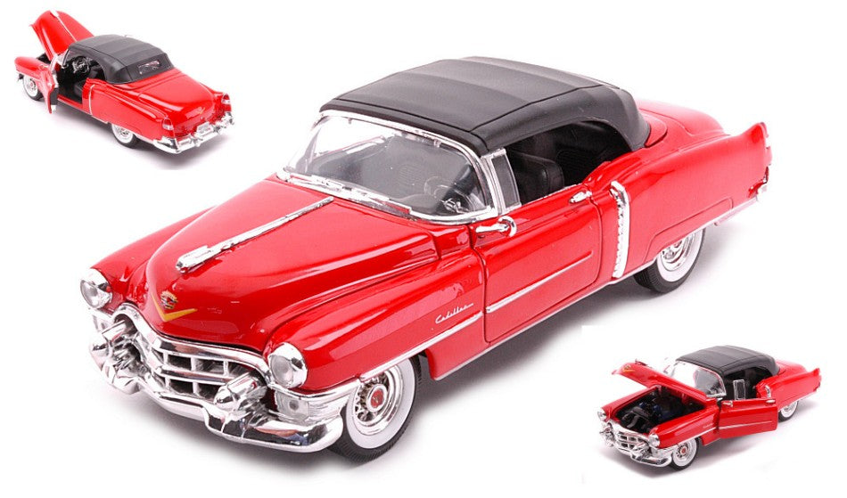 Cadillac Eldorado Convertible Canopy Closed Red – Welly 1:24