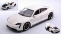 Porsche Taycan Turbo S White – Welly 1:24