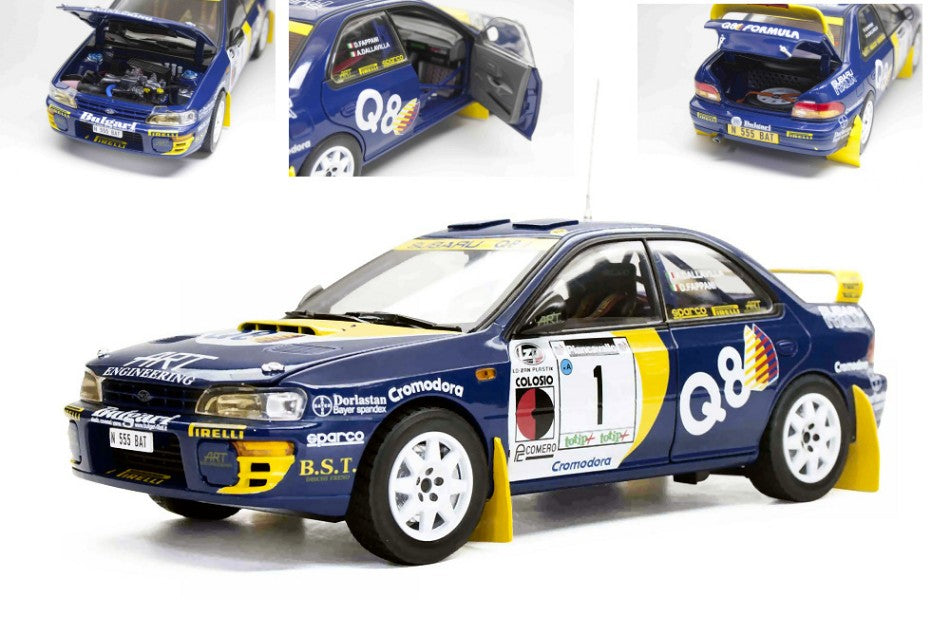 Subaru Impreza 555 N.1 Winner Rally Piancavallo 1998 Dallavilla-fappani – SunStar 1:18