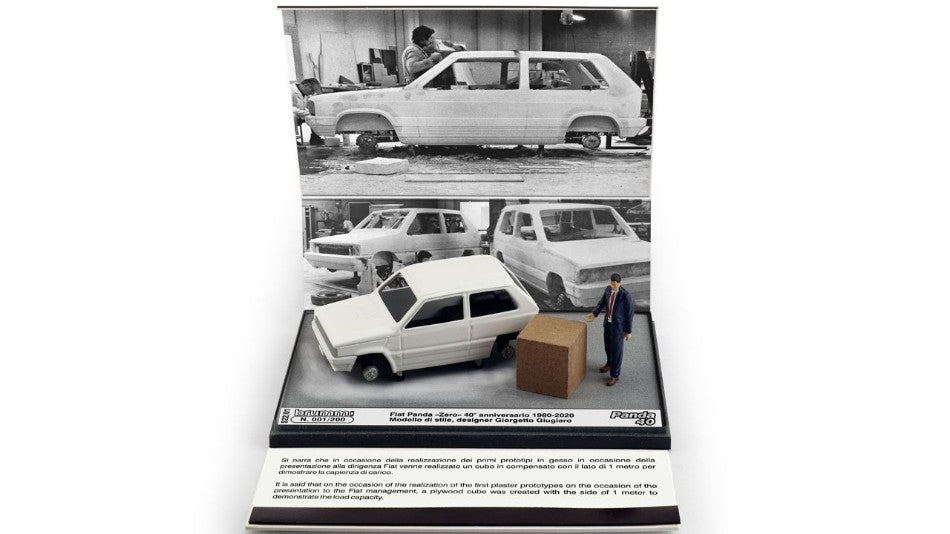 Fiat Panda Zero 1978 Designer G.GIUGIARO – Brumm 1:43