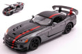 Dodge Viper Srt 10 Acr Silvergun/red – Burago 1:24