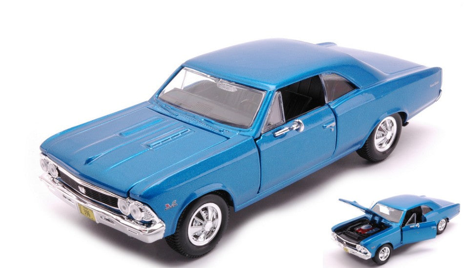 Chevrolet Chevelle Ss 396 1966 Metallic Blue – Maisto 1:24