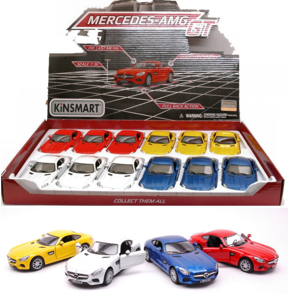 Mercedes AMG GT Cm 12 Col.ass. – Kinsmart 1:36