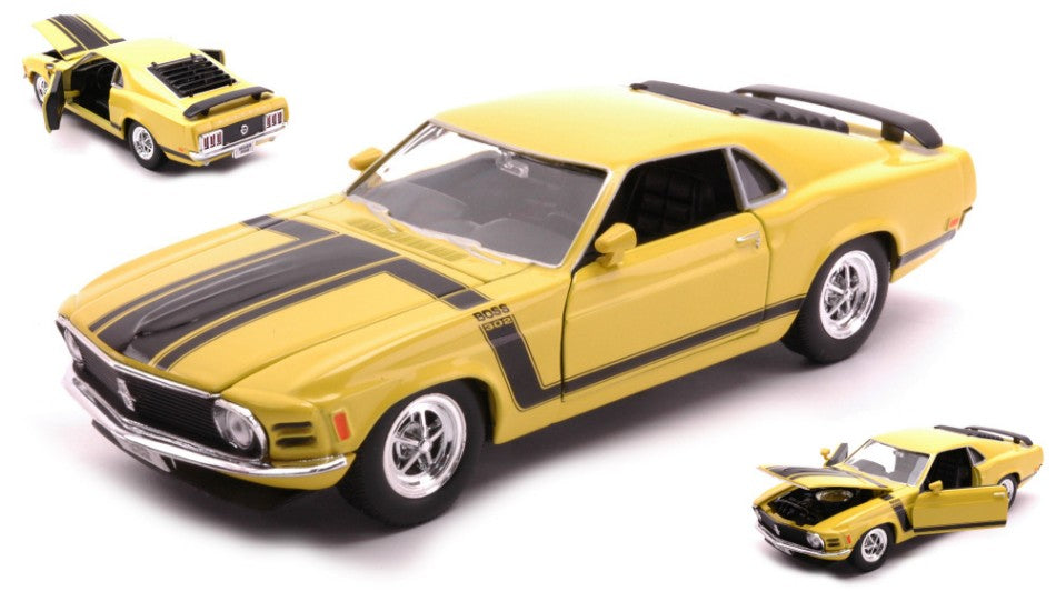 Ford Mustang Boss 1970 Yellow – Welly 1:24