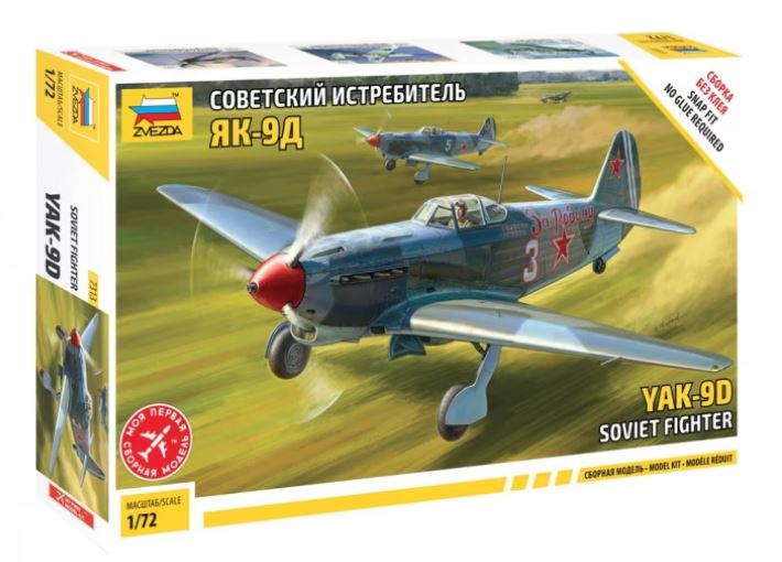 YAK-9 Soviet Fighter Kit – Zvezda 1:72