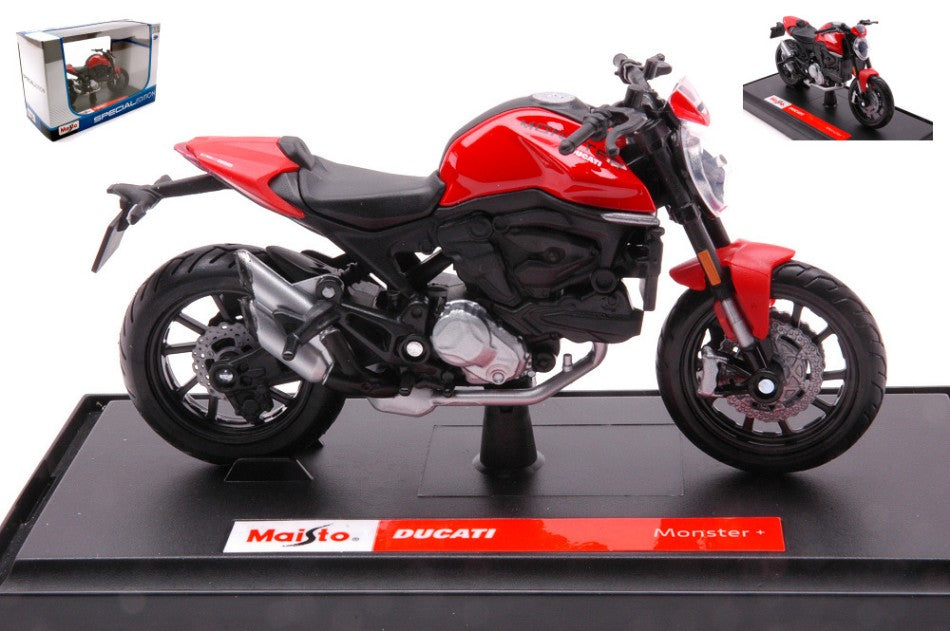 Ducati Monster + 2021 rosso 1:18 – Maisto
