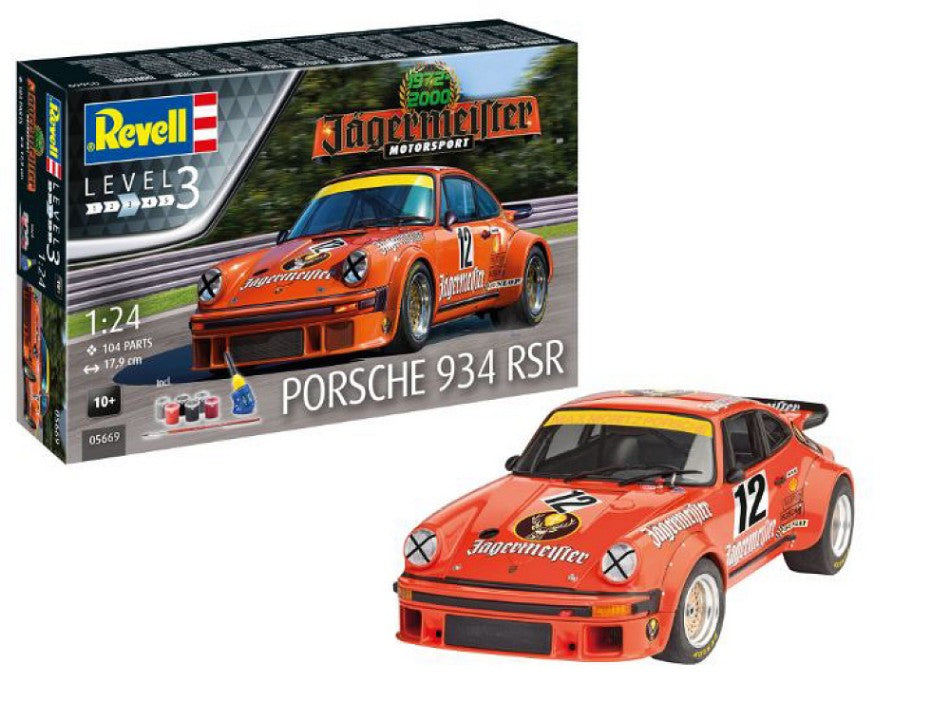Porsche 924 Rsr Jagermeister Model Set Kit – Revell 1:24