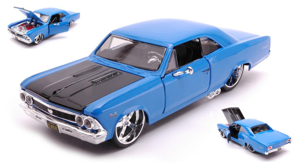 Chevrolet Chevelle Ss 396 1966 Classic Muscle Blue – Maisto 1:24