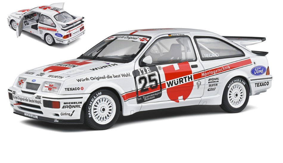 Ford Sierra Rs550 N.25 Nurburgring Dtm 1988 A.Hahne 1:18 – Solido