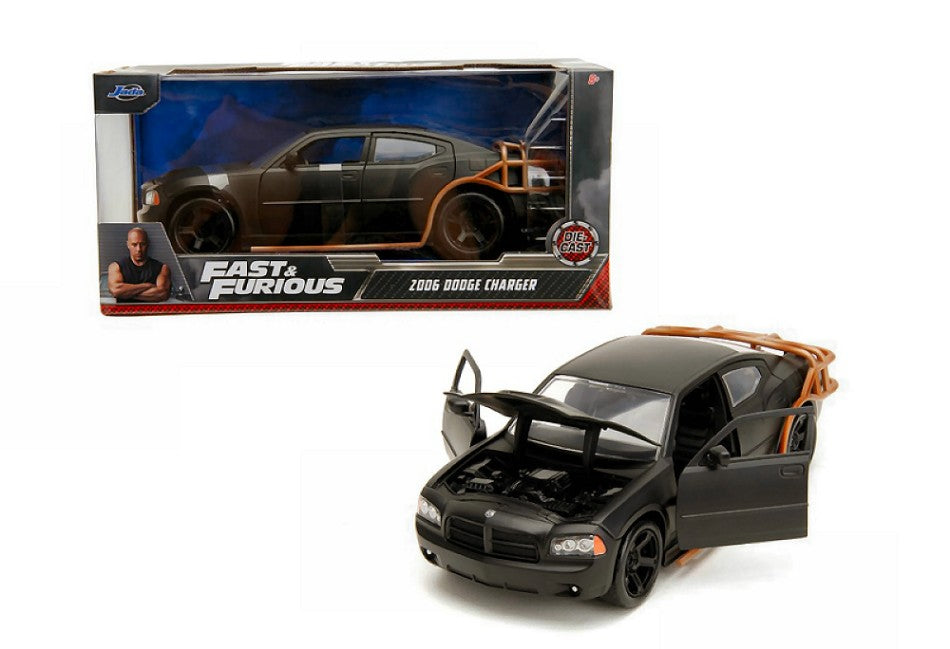 Dodge Charger Heist Car Fast & Furious Black – Jada Toys 1:24