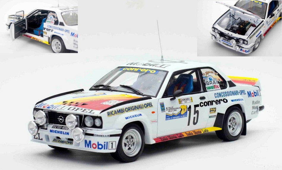 Opel Ascona 400 N.15 Rally Intern. Lana 1982 M.BIASON-"RUDY" – SunStar 1:18