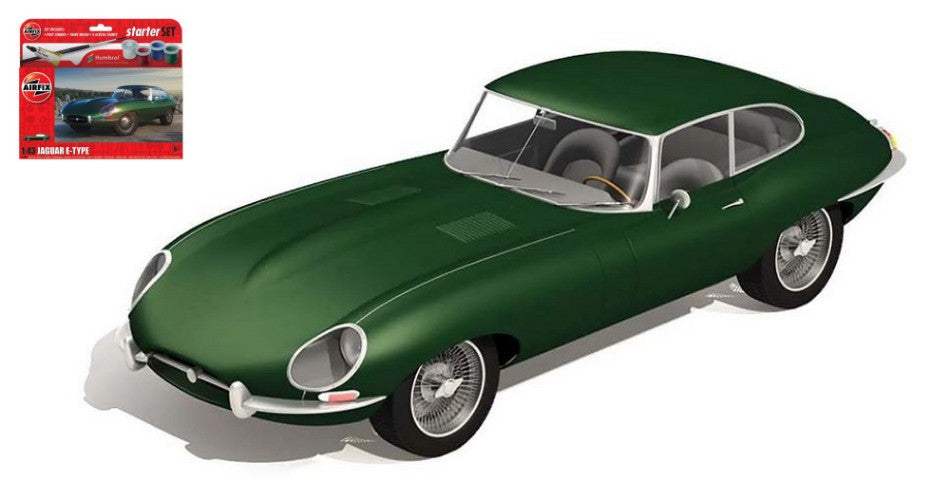Jaguar E-type Small Starter Set Kit – Airfix 1:43