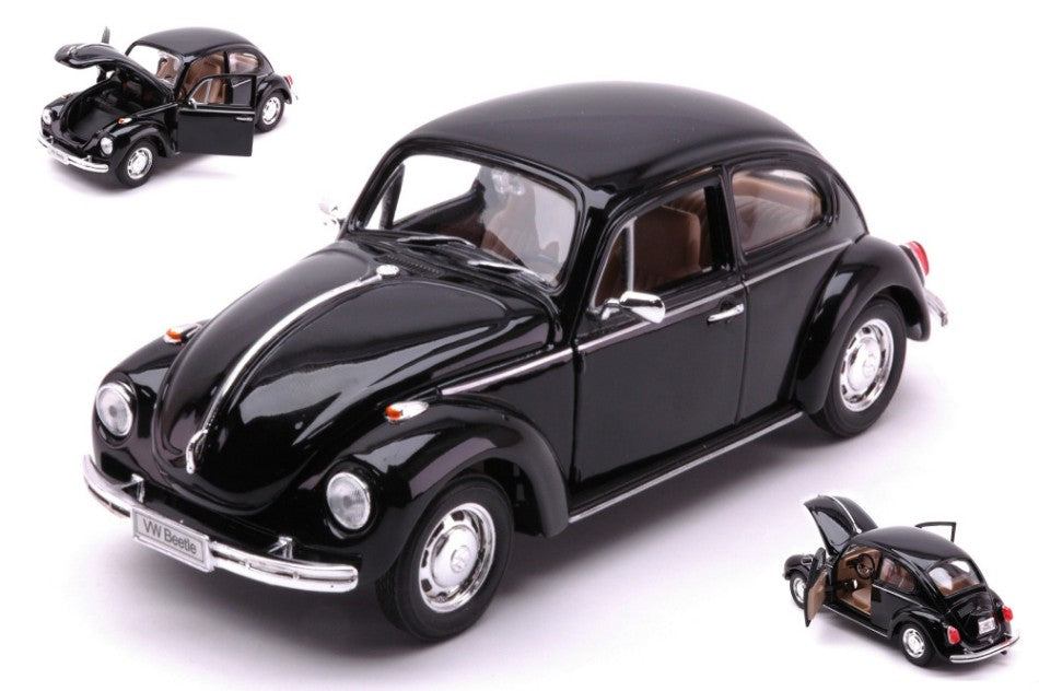 Vw Beetle 1968 nero 1:24 – Welly