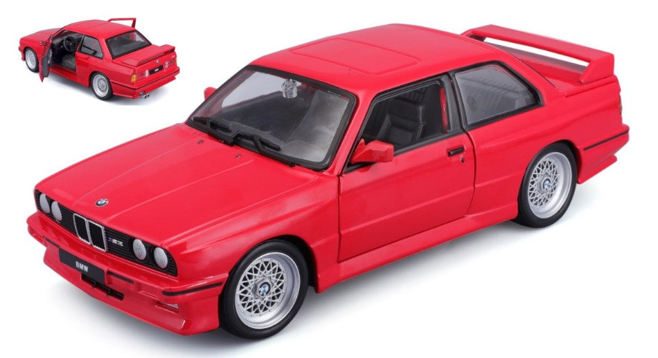 BMW M3 (E30) 1988 Red – Burago 1:24