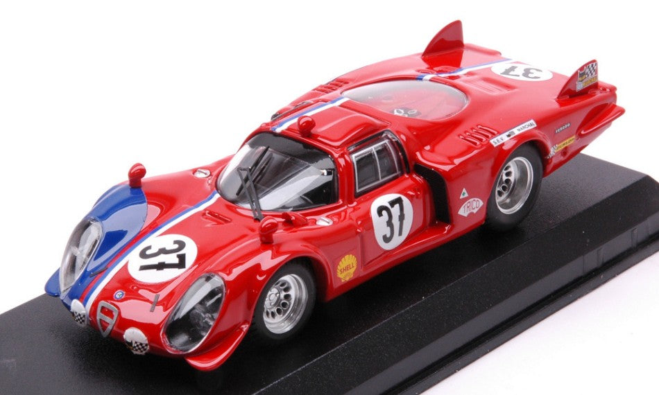 Alfa Romeo 33.2 C N.37 35th Lm 1968 Pilette-slotemaker – Best Model 1:43