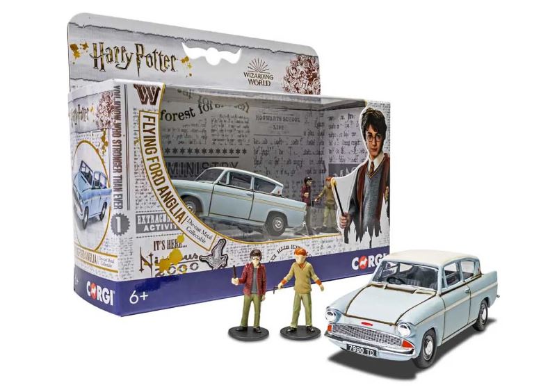Harry Potter Mr Weasleys Ford Anglia W/harry And Ron Figures – Corgi 1:43