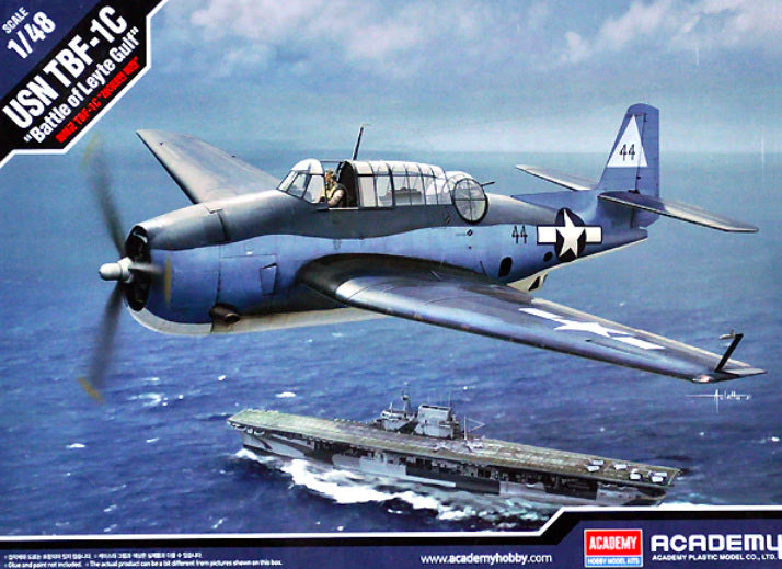 Usn TBF-1C Battle Of Leyte Gulf Kit – Academy 1:48