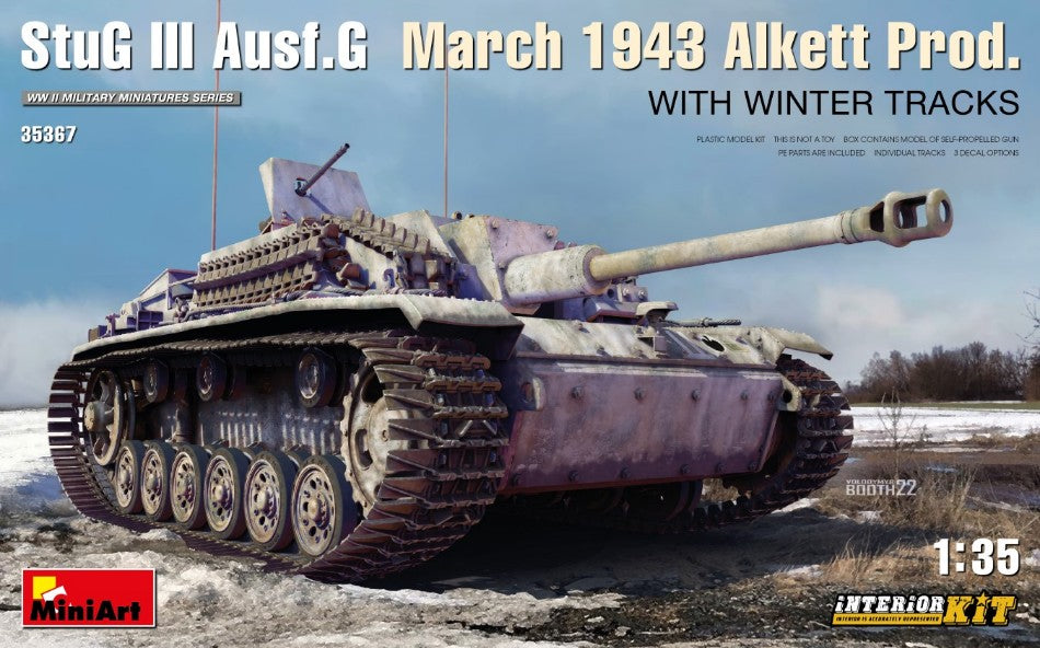 Stug Iii Ausf.g March 1943 Kit – Miniart 1:35