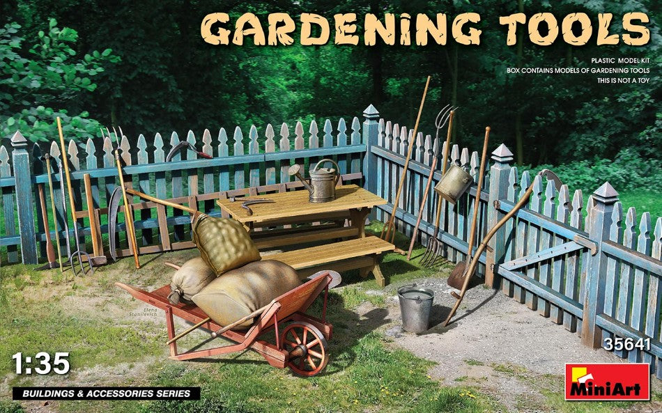 Gardening Tools Kit – Miniart 1:35