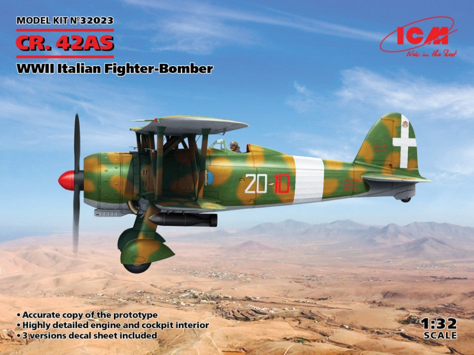 CR.42AS WWII Italian Fighter Bomber Kit – ICM 1:32