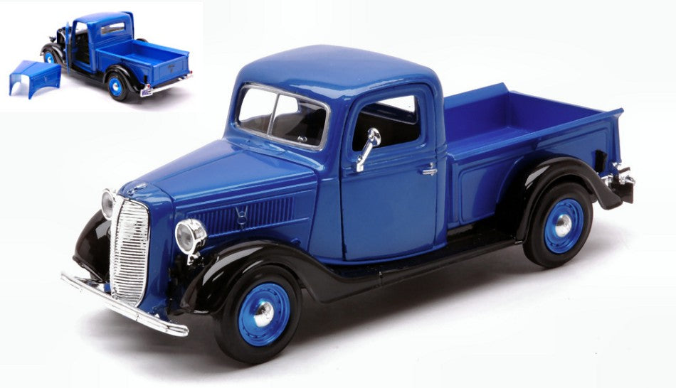 Ford Pick Up 1937 Blue – MotorMax 1:24