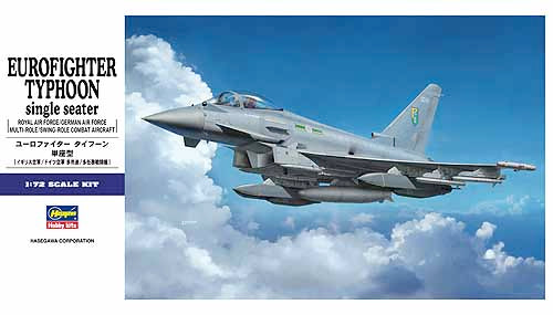Eurofighter Typhoon Single Seater Kit – Hasegawa 1:72