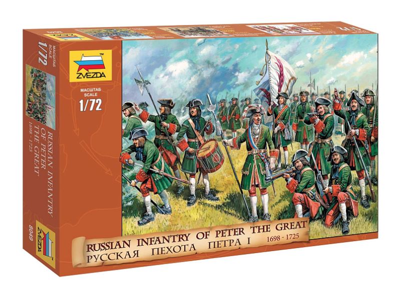 Russian Infantry Of Peter I Kit – Zvezda 1:72