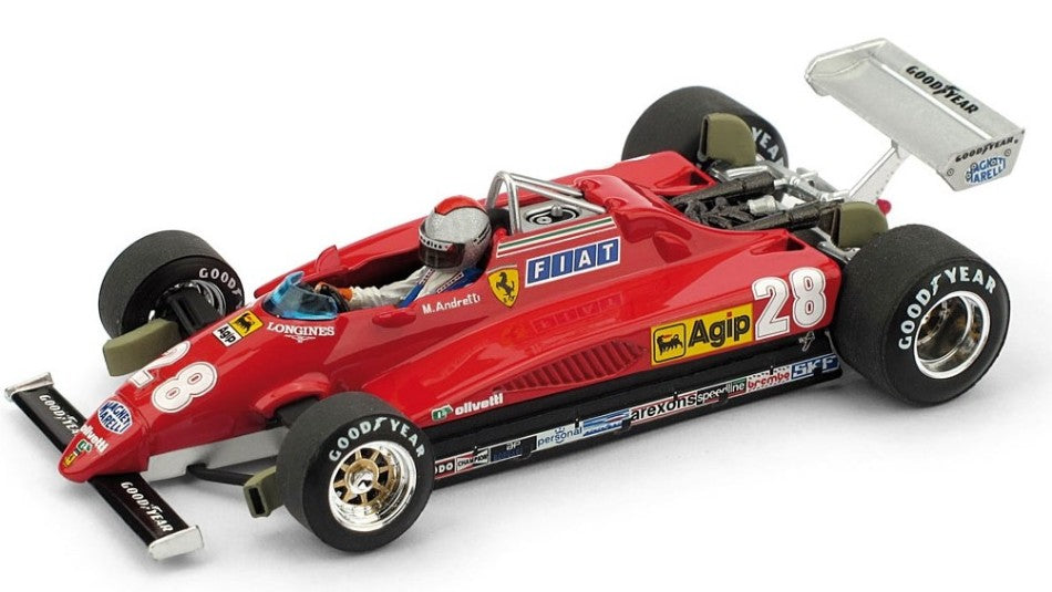Ferrari 126 C2 Mario Andretti 1982 N.28 3rd Italy GP – Brumm 1:43