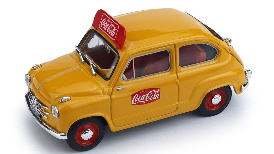 Fiat 600 1a Serie 1960 Coca Cola – Brumm 1:43