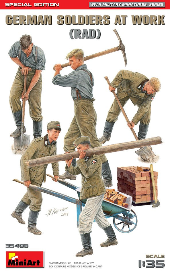 German Soldiers At Work Kit – Miniart 1:35