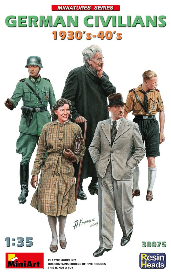 German Civilians 1930-40 Kit – Miniart 1:35