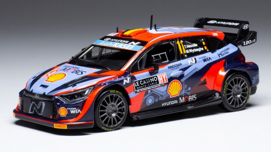 Hyundai i20 N WRC N.11 Rally Monte Carlo 2022 Neuville/wydaeghe – Ixo Model 1:43