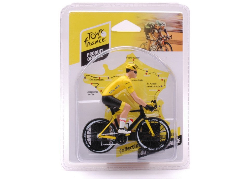 Bicycle Tour De France 2023 Yellow Shirt – Solido 1:18