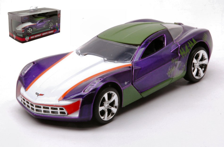 Chevrolet Corvette Stingray The Joker 2009 Purple/green/white – Jada Toys 1:32
