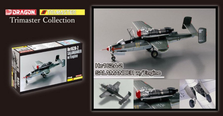 HE162A-2 Salamander W/engine Kit – Dragon 1:48