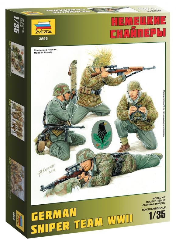 German Sniper Team WWII Kit – Zvezda 1:35