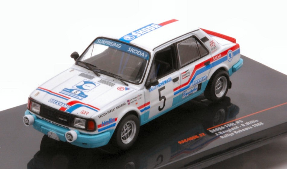 Skoda 130 L N.5 Rally Bohemia 1988 Haugland/willis – Ixo Model 1:43