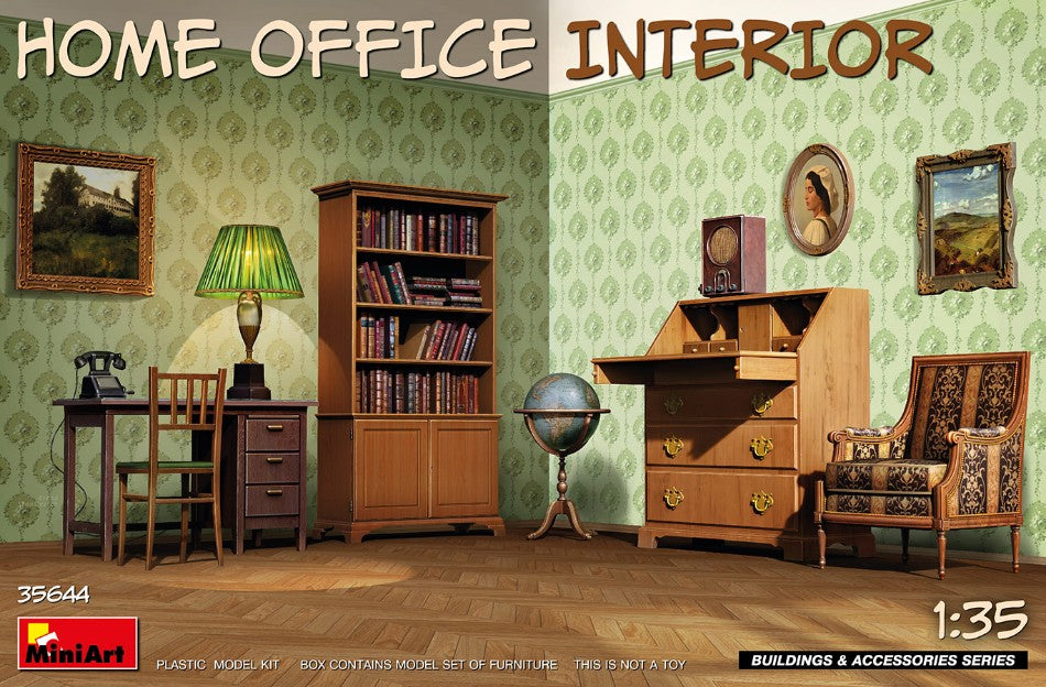 Home Office Interior Kit – Miniart 1:35