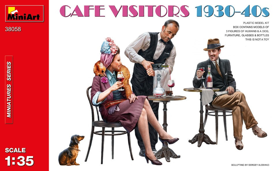 Cafe Visitors 1930-40s Kit – Miniart 1:35