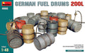 German Fuel Drums 200 Lt Kit – Miniart 1:48