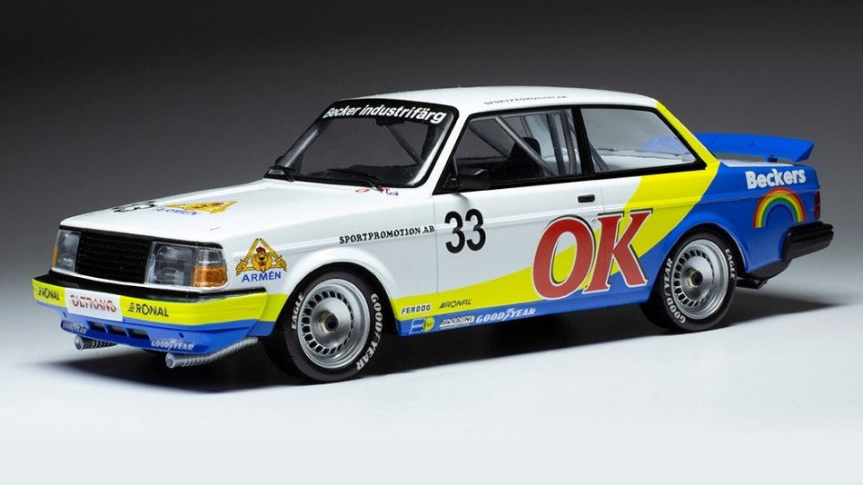 Volvo 240 Turbo N.33 Ok Etcc Zolder 1985 Andersson/Petersson 1:18 – Ixo Model