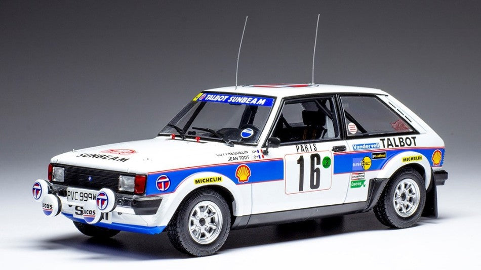 Talbot Sunbeam Lotus N.16 Rally Monte Carlo 1981 Frequelin/Todt 1:24 – Ixo Model